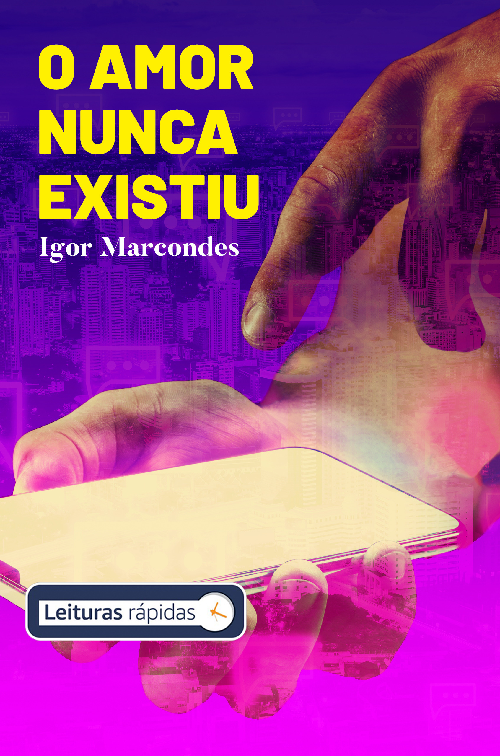 Capa de O amor nunca existiu